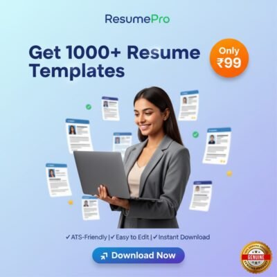 Premium Resume Template Pack (Editable – Instant Download)